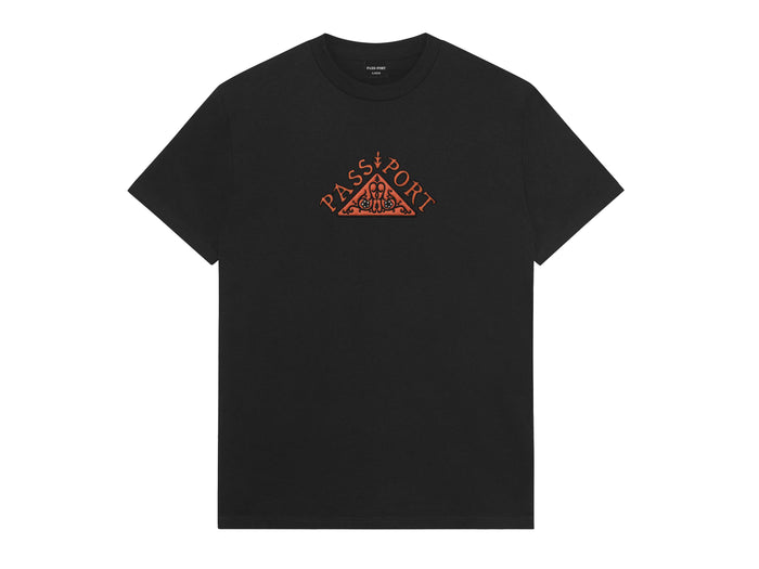 Pass-Port - Manuscript T-Shirt - Black
