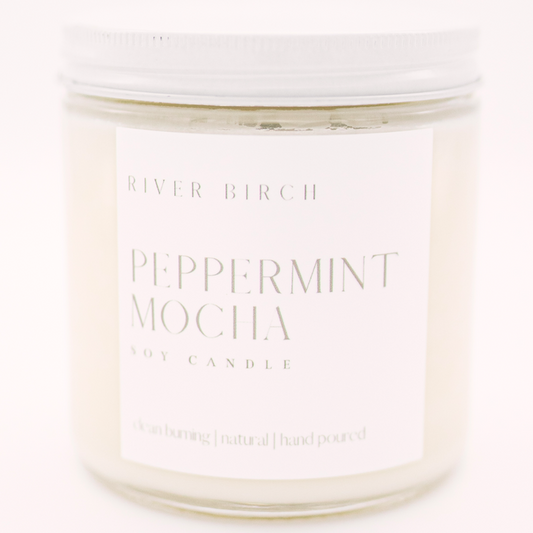 Peppermint Mocha - 16 oz Clear Jar