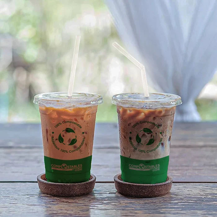 PLA Straws Compostable Wrapped - Straight or Folding (5000 ct)