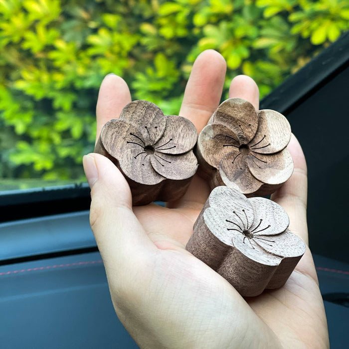 Plantish - Wooden Essential Oil Diffuser for Car / Incense Holder
