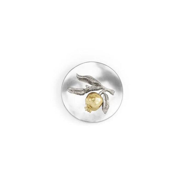 Michael Aram Pomegranate Silver & Gold Single Wick Scented Candle