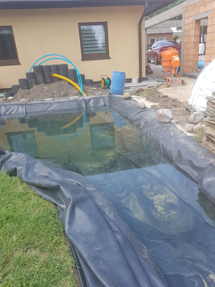 Pond Liner EPDM 3m x 4m DIY Workshop Accessory Waterproof Pond Membrane
