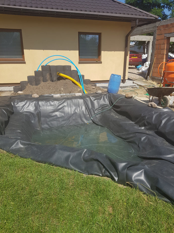 Pond Liner EPDM 3m x 4m DIY Workshop Accessory Waterproof Pond Membrane