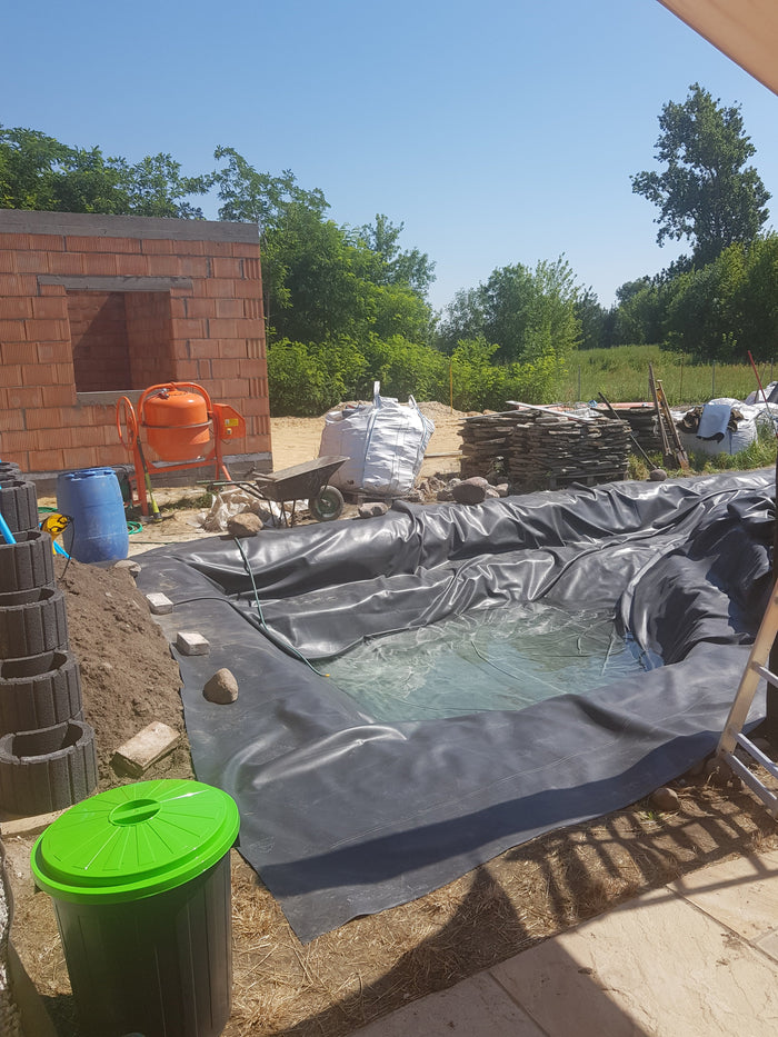 Pond Liner EPDM 3m x 4m DIY Workshop Accessory Waterproof Pond Membrane