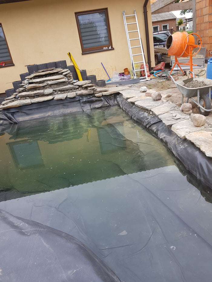 Pond Liner EPDM 3m x 4m DIY Workshop Accessory Waterproof Pond Membrane