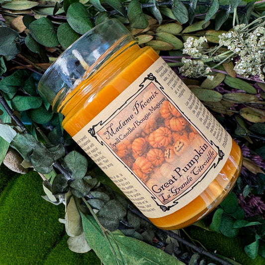 Pumpkin Prosperity Harvest Blessing Candle - Great Pumpkin