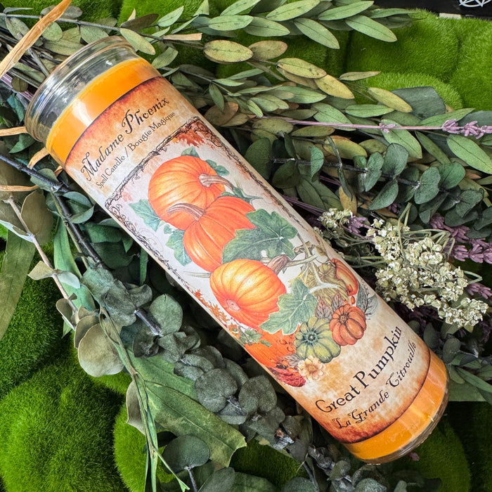 Pumpkin Prosperity Harvest Blessing Candle - Great Pumpkin