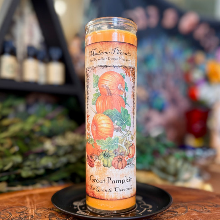 Pumpkin Prosperity Harvest Blessing Candle - Great Pumpkin