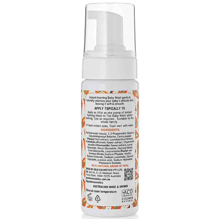 PURE Papaya Baby Head to Toe Wash