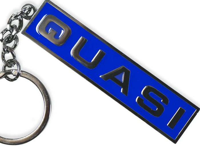 Quasi - Euro Keychain - Blue