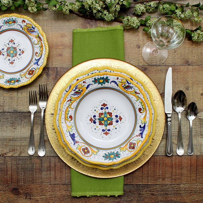 RAFFAELLESCO DELUXE: Bread and Butter Plate (White Center)