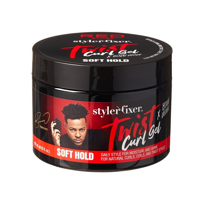 Red Twist Curl Gel 6 oz # STG01 - Palms Fashion Inc.