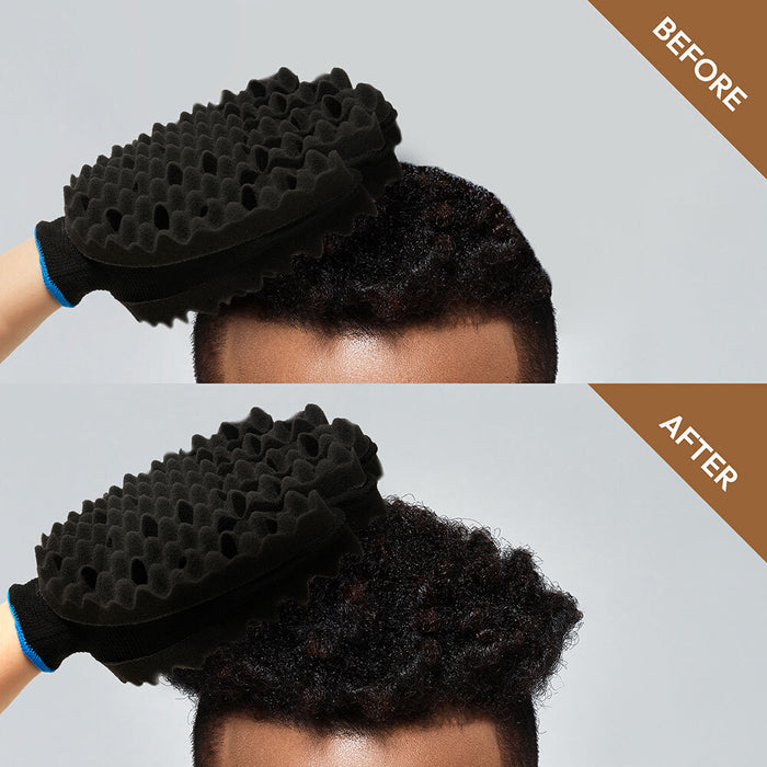 RED Twist Sponge Glove Dual-Sided # TWS09 - Palms Fashion Inc.