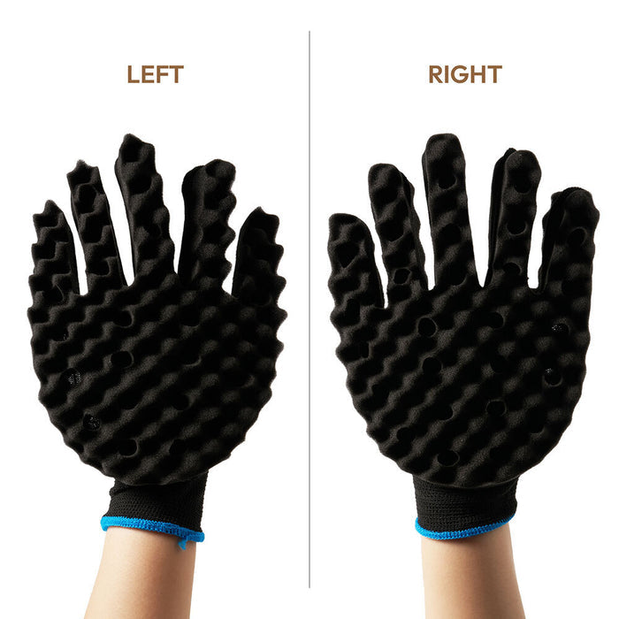 RED Twist Sponge Glove Dual-Sided # TWS09 - Palms Fashion Inc.