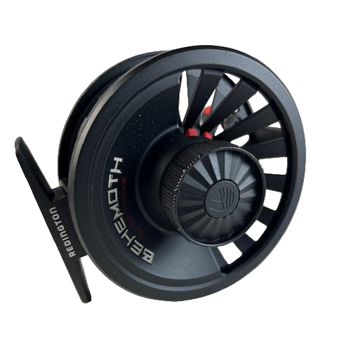 Redington Behemoth Black pre-owned fly reel - detail view