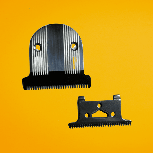 Sharp replacement blades for professional-grade trimmers, designed for zero-gapping and ultra-close detailing.