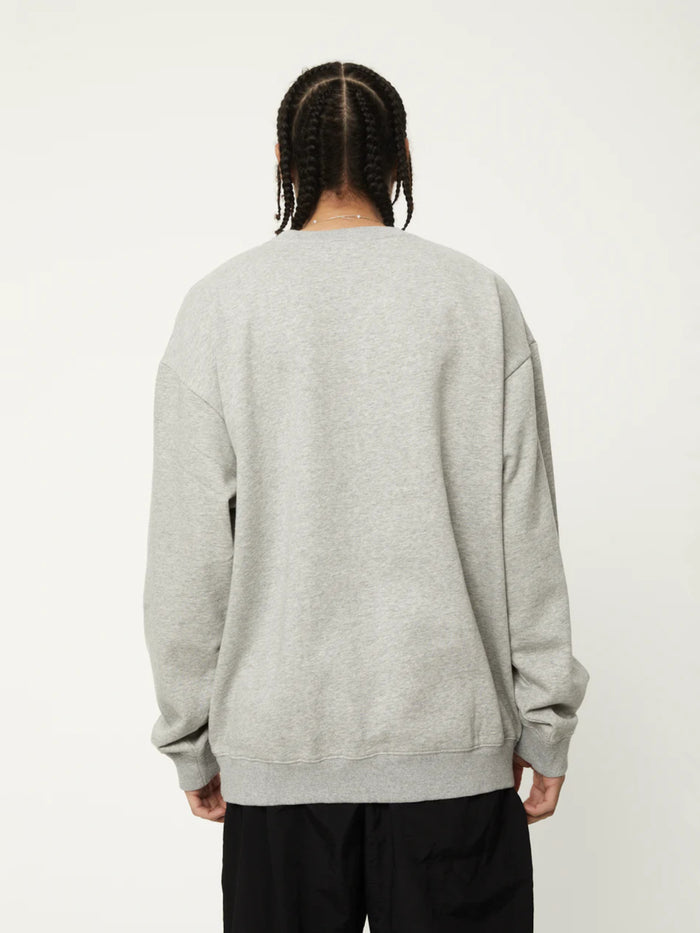 Return To Earth - Recycled Crew Neck Jumper | Shadow Grey Marle-Image 4