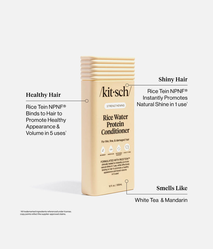 Strengthening Rice Water Conditioner, Boost Volume, Strength & Shine