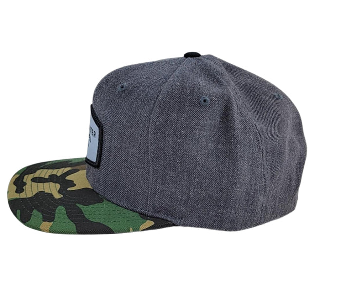 Richardson Flat Bill Wool Snapback - Stillwater Travel Logo
