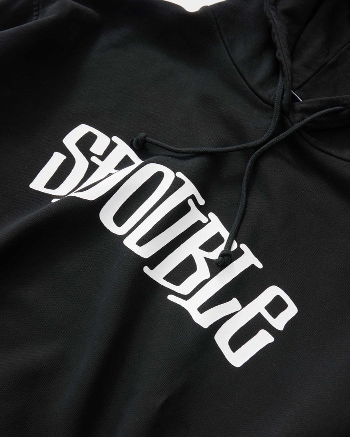 S-Double - Big Block Pullover Hoodie - Overdye Black
