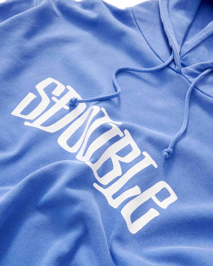 S-Double - Big Block Pullover Hoodie - Overdye Blue