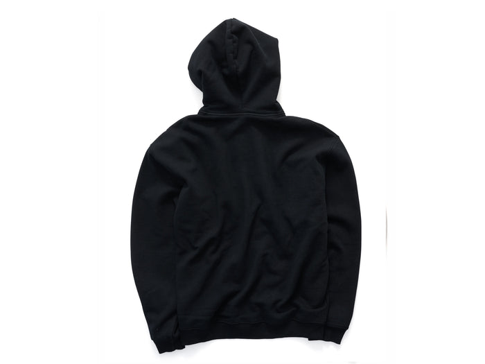 S-Double - Block Zip Hooded Fleece - Black