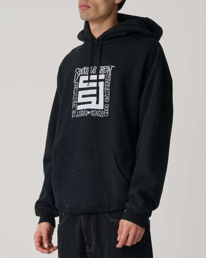 S-Double - Generating Pullover Hooded Fleece - Black