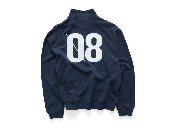 S-Double - Marker Terry Quarter Zip - Navy