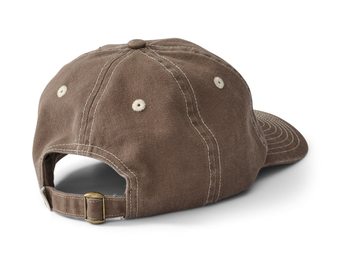 S-Double - Shawn Script Strapback Cap - Warm Charcoal