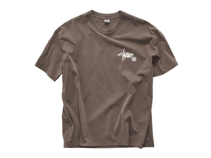 S-Double - Shawn Script T-Shirt - Pigment Ash