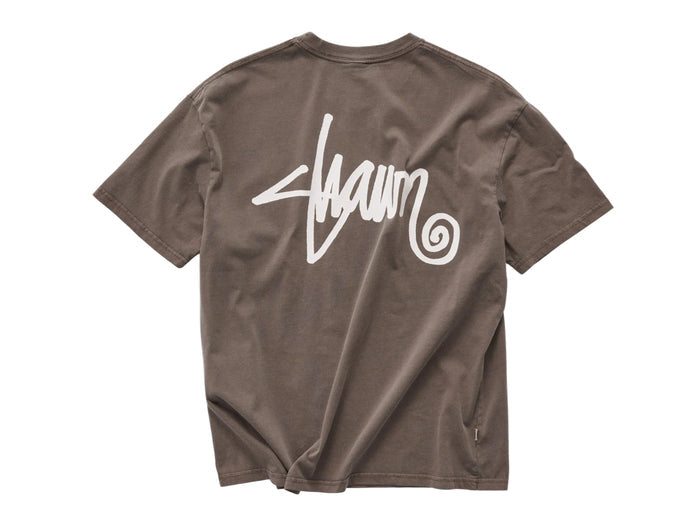 S-Double - Shawn Script T-Shirt - Pigment Ash