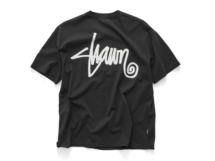S-Double - Shawn Script T-Shirt - Pigment Black