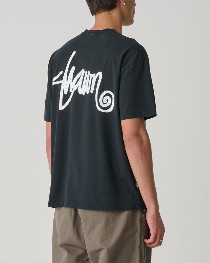 S-Double - Shawn Script T-Shirt - Pigment Black