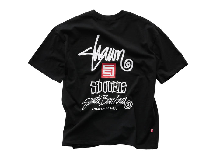 S-Double - Shawn Stack T-Shirt - Black