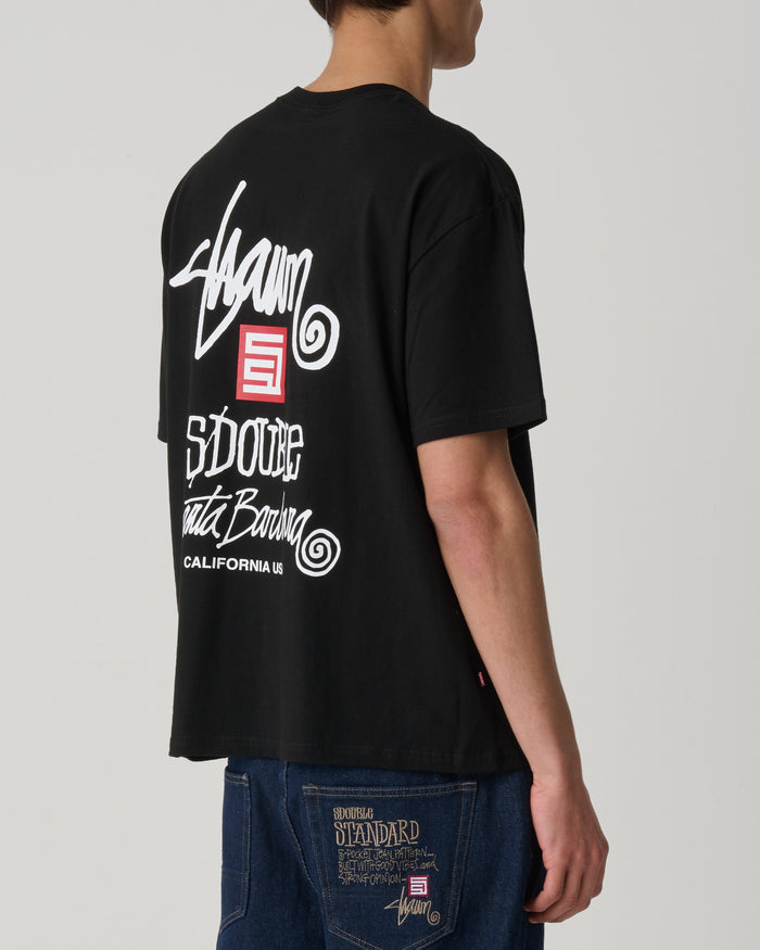 S-Double - Shawn Stack T-Shirt - Black