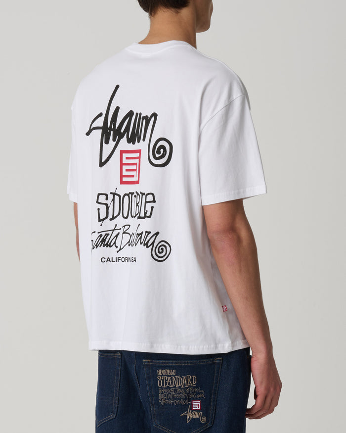 S-Double - Shawn Stack T-Shirt - White