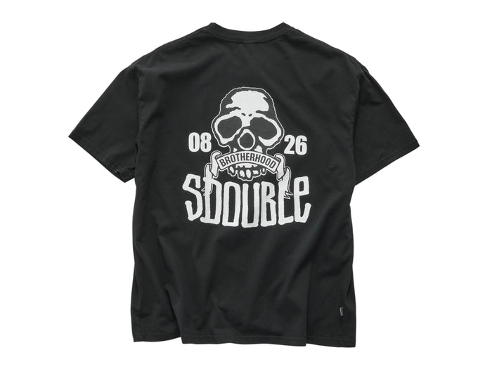 S-Double - Skull T-Shirt - Pigment Black