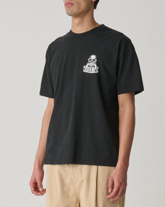 S-Double - Skull T-Shirt - Pigment Black
