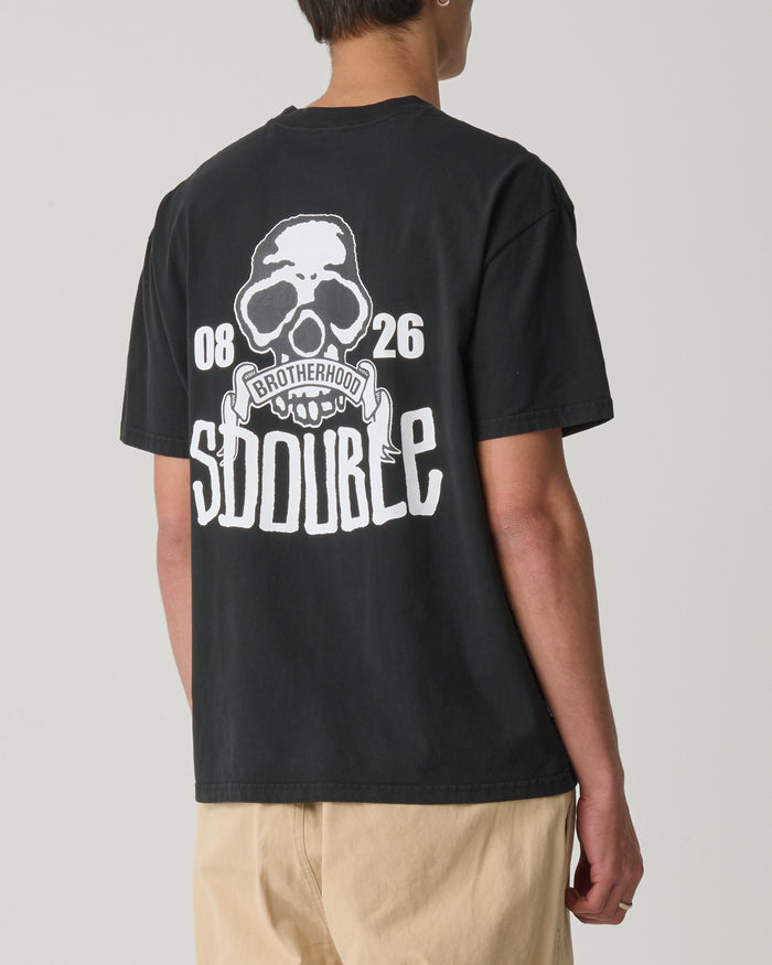 S-Double - Skull T-Shirt - Pigment Black