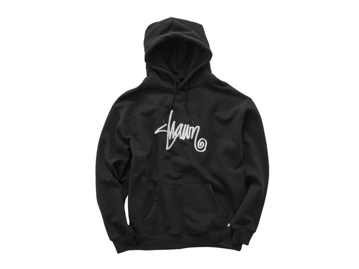 S-Double - Small Stock Hooded Fleece - Black