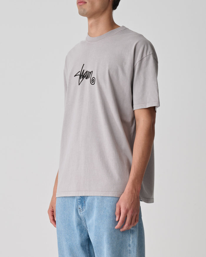 S-Double - Small Stock T-Shirt - Pigment Rock Grey