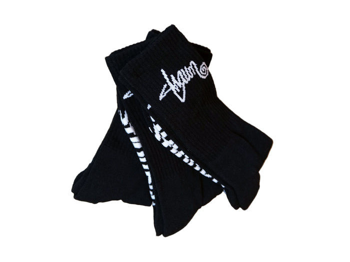 S-Double - Standard Shawn Sock 3pk - Black