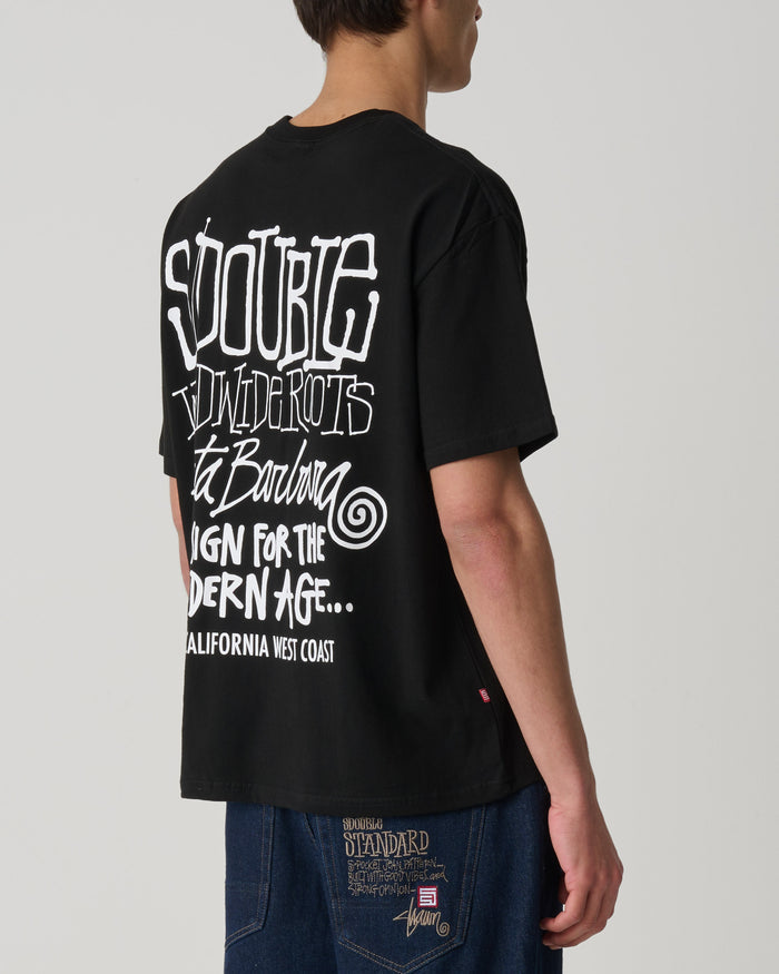 S-Double - West Coast T-Shirt - Black