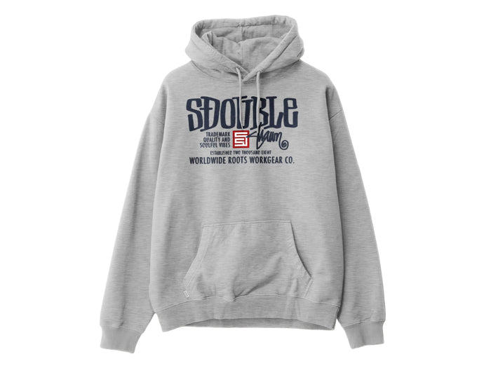 S-Double - Workgear Hooded Fleece - Grey Heather