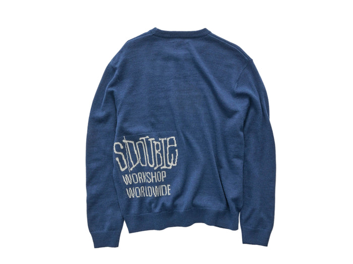 S-Double - Workshop Knit Sweater - Navy