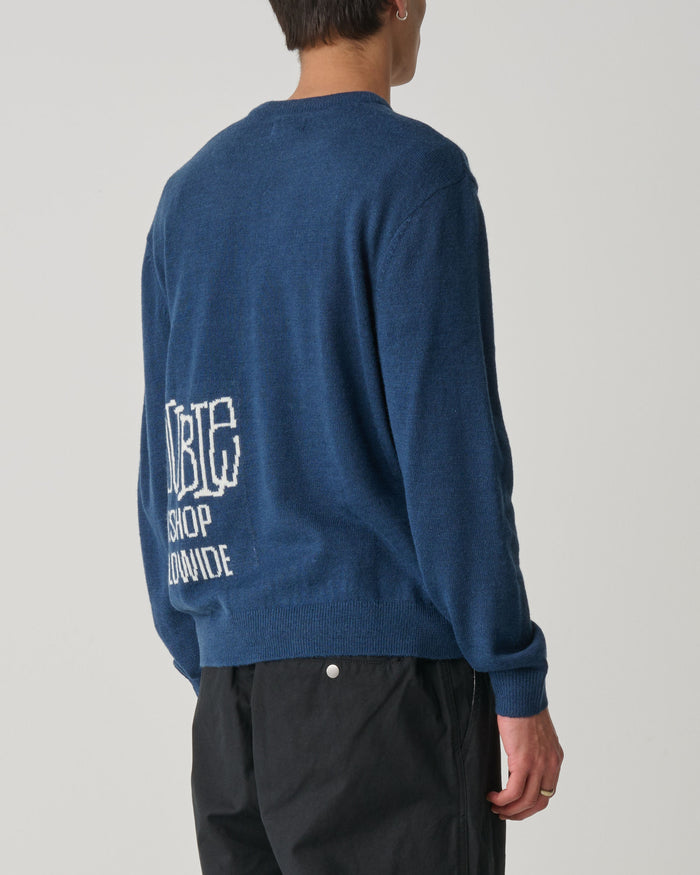 S-Double - Workshop Knit Sweater - Navy