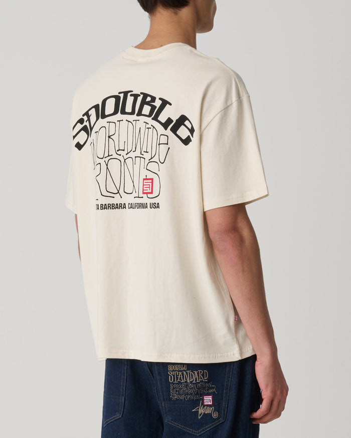 S-Double - WW Roots T-Shirt - Unbleached