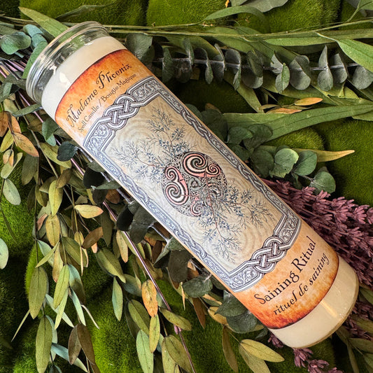Saining Spiritual House Blessing and Cleansing Ritual Candle
