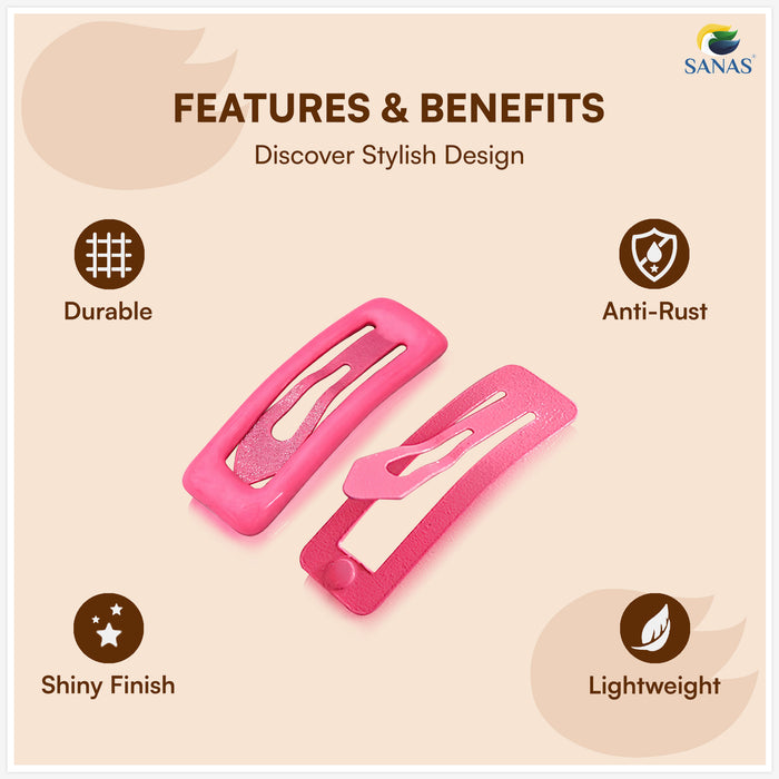 Girls Multicolor Hair Clips Hair Accessories For Women