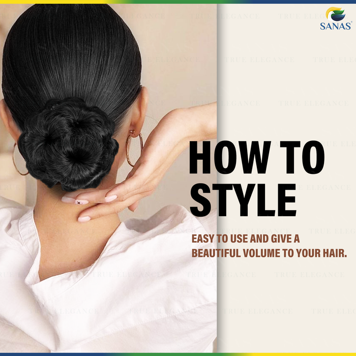Natural Looking Hair Bun Extension for Women